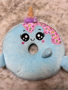 BMI Plush Pals Narwhal Donut w/ Sprinkles